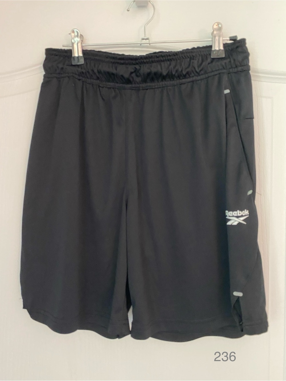 Reebok Men’s Black Athletic Shorts